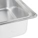 A Vollrath stainless steel water pan for a chafer.