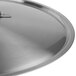 A close-up of a Vollrath stainless steel domed pan lid.
