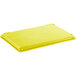 A yellow plastic lid for a Baker's Mark dough proofing box.