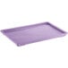A purple rectangular tray with a lid.