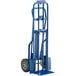 A blue Lavex 3-in-1 convertible hand truck with Ace-Tuf wheels.