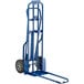A Lavex blue 3-in-1 convertible hand truck.