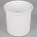A white Cambro ColdFest crock with a lid.