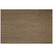 A copper Front of the House woven vinyl rectangle placemat with a basketweave pattern in black.