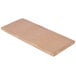 A brown rectangular VacPak-It PTFE hot plate cover with metal rivets on a white background.