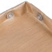 A beige PTFE fabric cover with metal buttons.