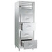 A stainless steel Traulsen refrigerator with drawers.