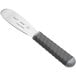 A Schraf scalloped sandwich spreader with a black and grey TPRgrip handle.