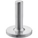 An Omcan stainless steel meat/cutlet tenderizer with a round base.