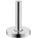 An Omcan stainless steel meat/cutlet tenderizer with a round base.