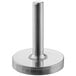 An Omcan stainless steel meat tenderizer with a round base.