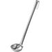A stainless steel Choice ladle with a long handle.