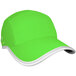 A green Headsweats cap with white trim on the front.