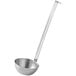 A stainless steel Choice ladle with a long handle and bowl.