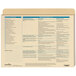 A ComplyRight employee record file folder with text on it.