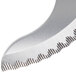 A Robot Coupe fine serrated "S" blade assembly with a sharp edge.