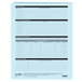 A blue ComplyRight employee medical records folder with black text on it.