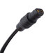 A black cable with a gold connector for a T&S electronic faucet.