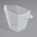 A 8 oz. clear plastic measuring cup with a handle.