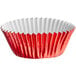 A red and white Enjay baking cup.