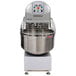 A Hobart Legacy two-speed spiral dough mixer with a stainless steel bowl.