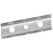 A metal plate with holes for Carlisle Replacement Refinisher Blades.