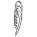 The Farfalli Aria double-lever corkscrew with a silver aluminum handle and cap tube.