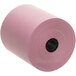 A roll of Point Plus pink cash register paper.