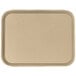 A beige Cambro fast food tray.