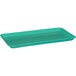 A light green rectangular MFG Tray with a handle.