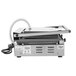 A Cecilware single panini grill with flat metal surfaces.