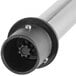 A close up of a black metal AvaMix heavy-duty immersion blender pipe.