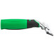An Unger ErgoTec window squeegee with a green and black ergonomic handle.