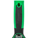 A green and black Unger ErgoTec window squeegee with a handle.