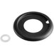 A black round rubber gasket with a white circle inside.