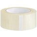 A roll of Lavex clear packaging tape on a white surface.