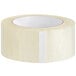 A roll of Lavex clear packaging tape on a white surface.