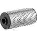 A stainless steel Estella cheese grater roller with spikes.