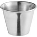 An American Metalcraft stainless steel sauce cup.