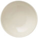 A Libbey Porcelana white porcelain pasta bowl with rolled edges.
