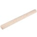 A maple wood French rolling pin on a white background.
