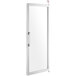 A white door with a glass panel for an Avantco GDC-12F.