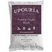 A white package of UPOURIA Salted Caramel Hot Chocolate Mix with a purple label.