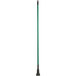 A long green Lavex Jaw Style mop handle.
