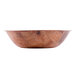 A Thunder Group woven wood salad bowl with a wooden handle.