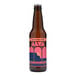 A brown Casamara Club Alta Leisure Soda bottle with a pink label.