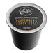 A black container of Ellis French Roast coffee single serve cups with a white label.