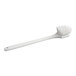 A white Lavex utility and pot scrub brush with bristles and a handle.