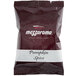 A white bag of Ellis Mezzaroma Pumpkin Spice Coffee packets.