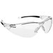 Honeywell Uvex A800 clear safety glasses with clear rims.